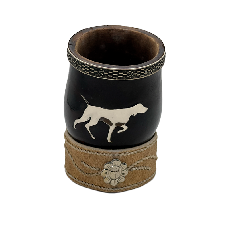 Cuia bago de touro em alpaca