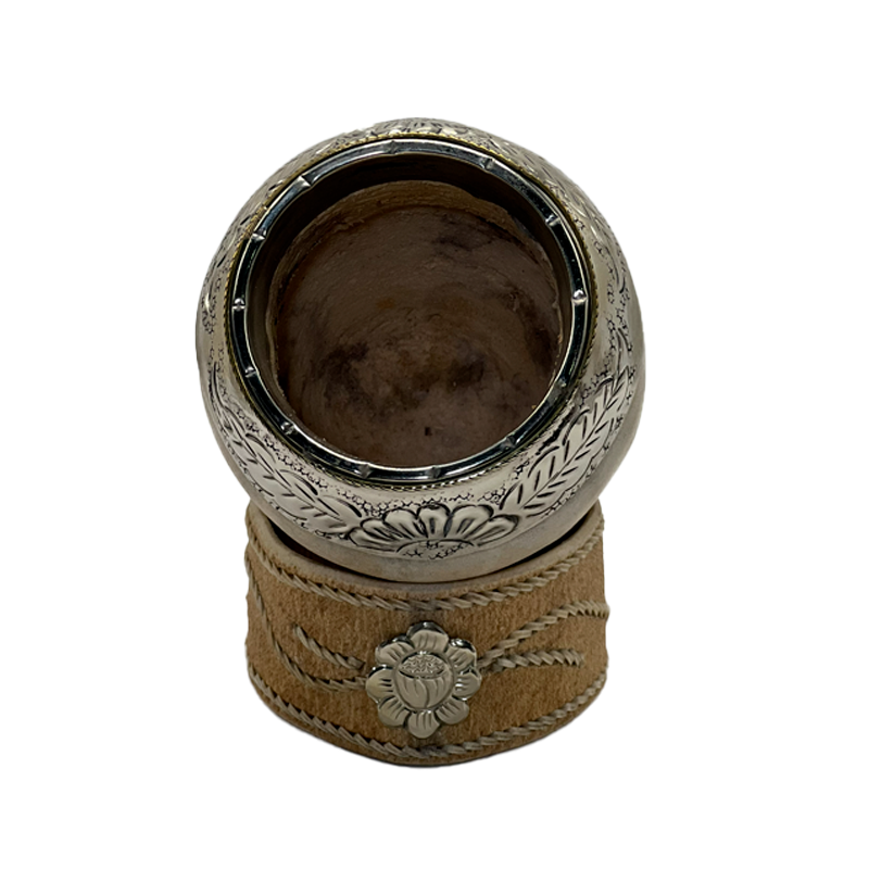 Cuia imperial em alpaca